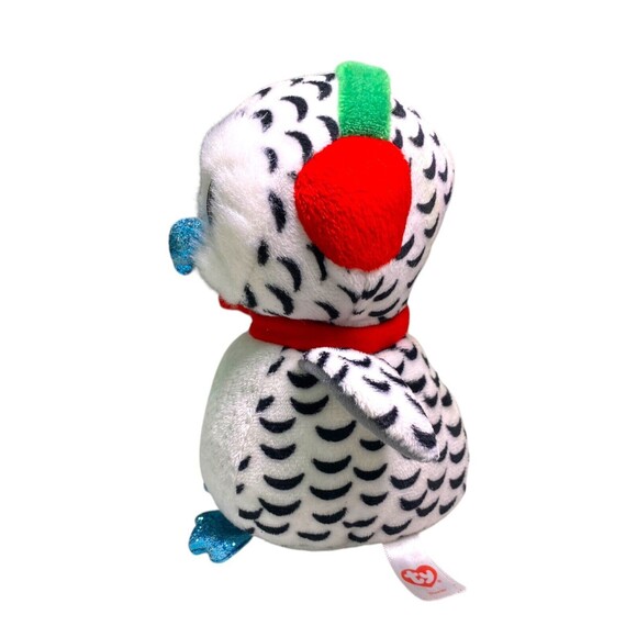 TY BEANIE BOOS NESTER The Christmas Owl 6” Plush Stuffed Animal - Picture 3 of 11